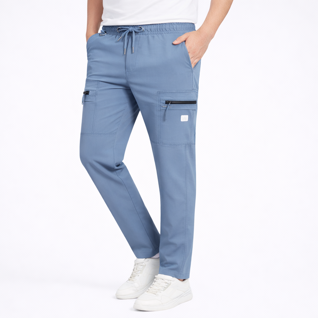 CARGO DOBBY PANT SLATE BLUE CODE-55