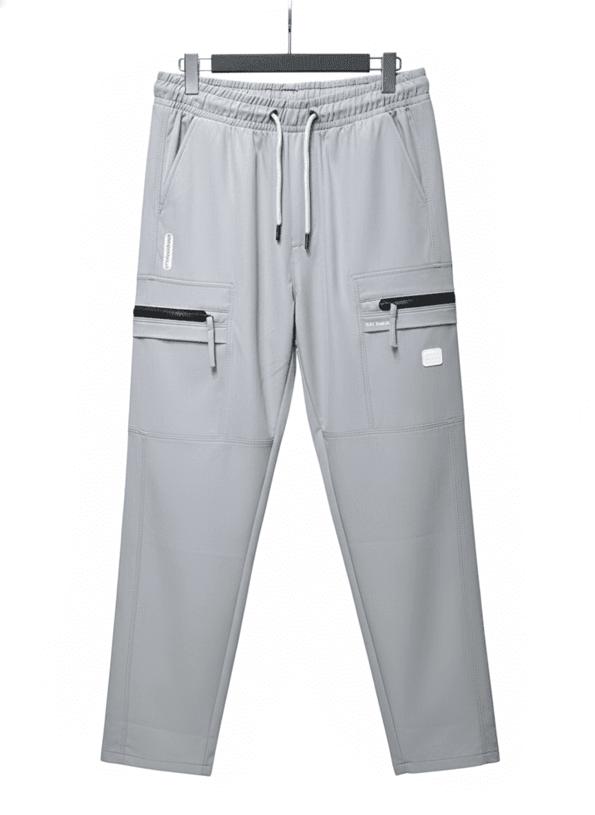 CARGO DOBBY PANT LIGHT GRAY CODE-CD66 - Image 3