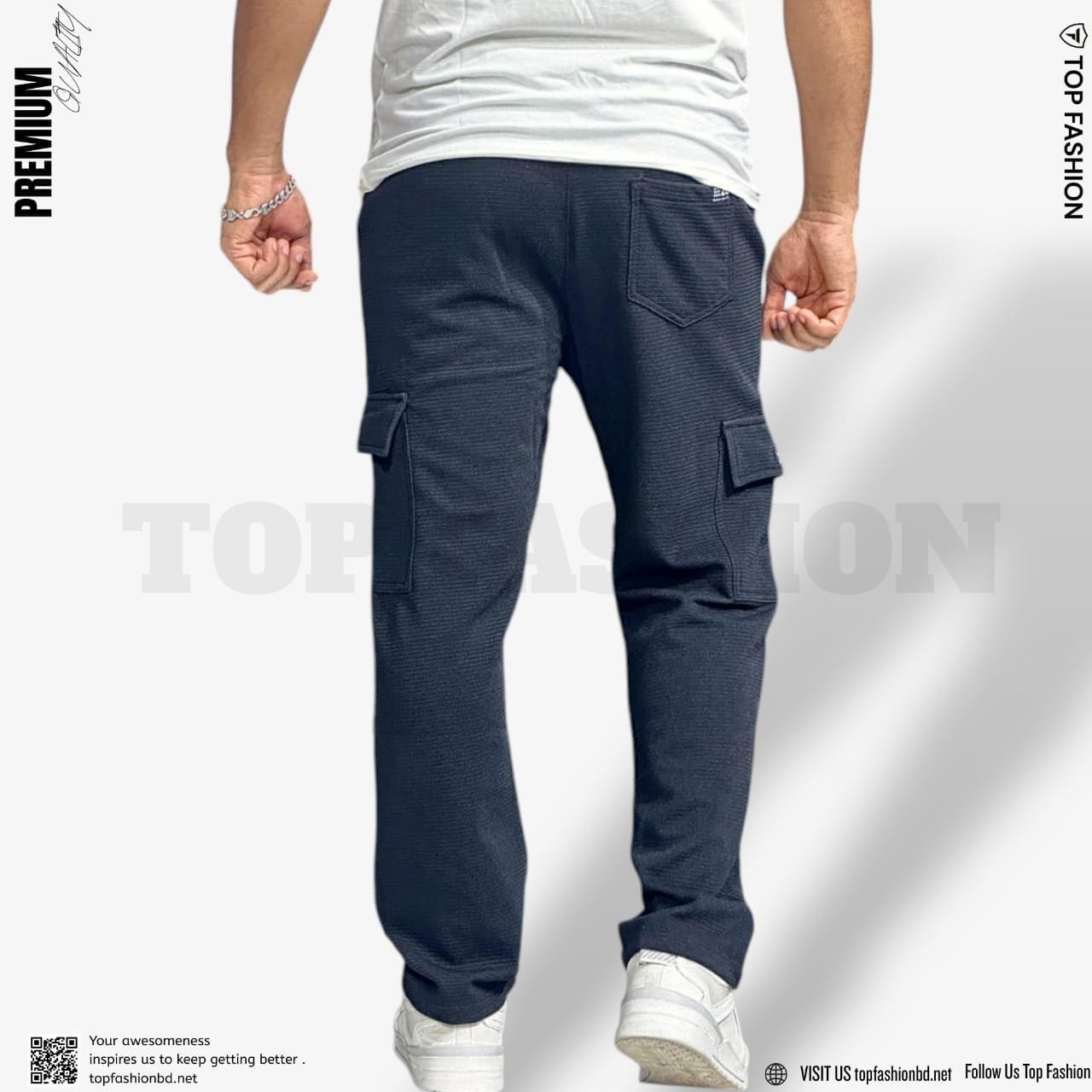 CARGO PANT BLACK CODE-432 - Image 2