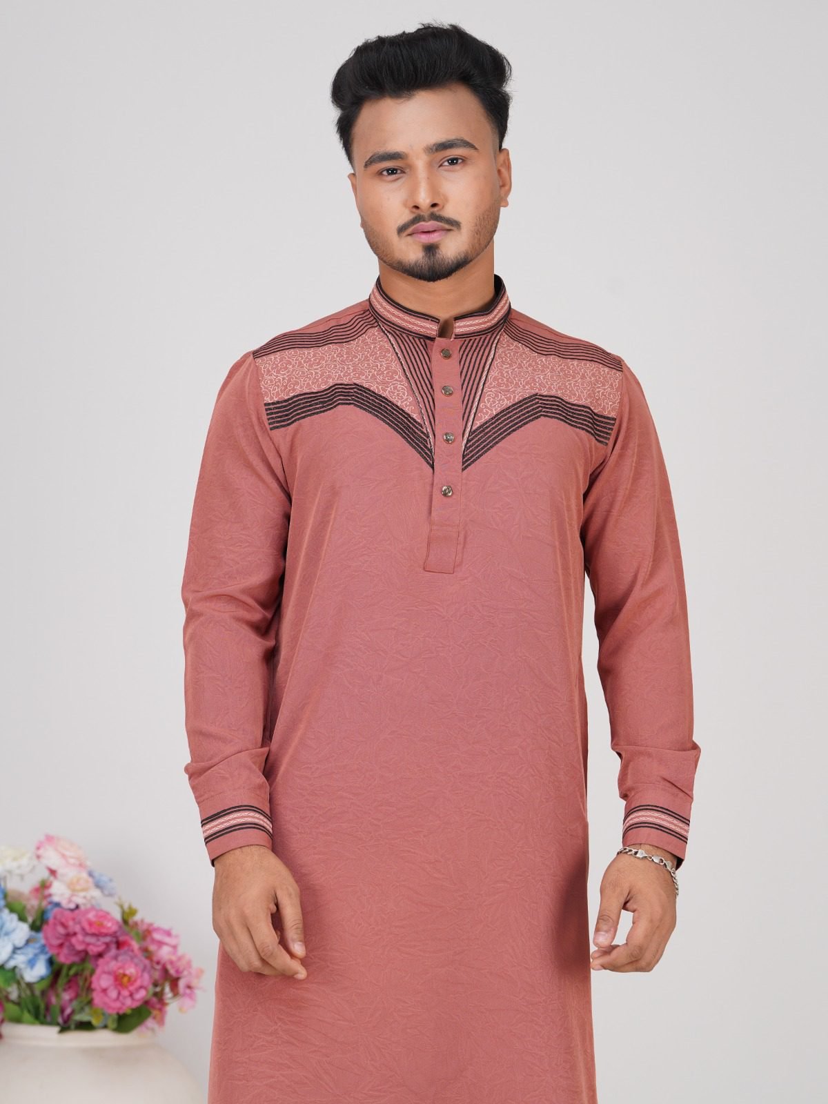 ELEGANT EMBROIDERED PANJABI CODE-OP03