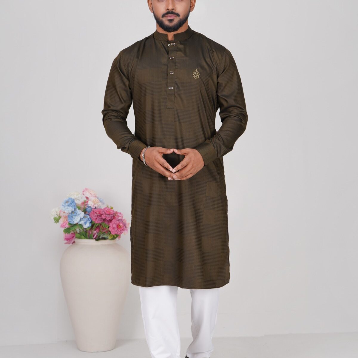 ELEGANT BAMBOO COTTON PANJABI CODE-BC04