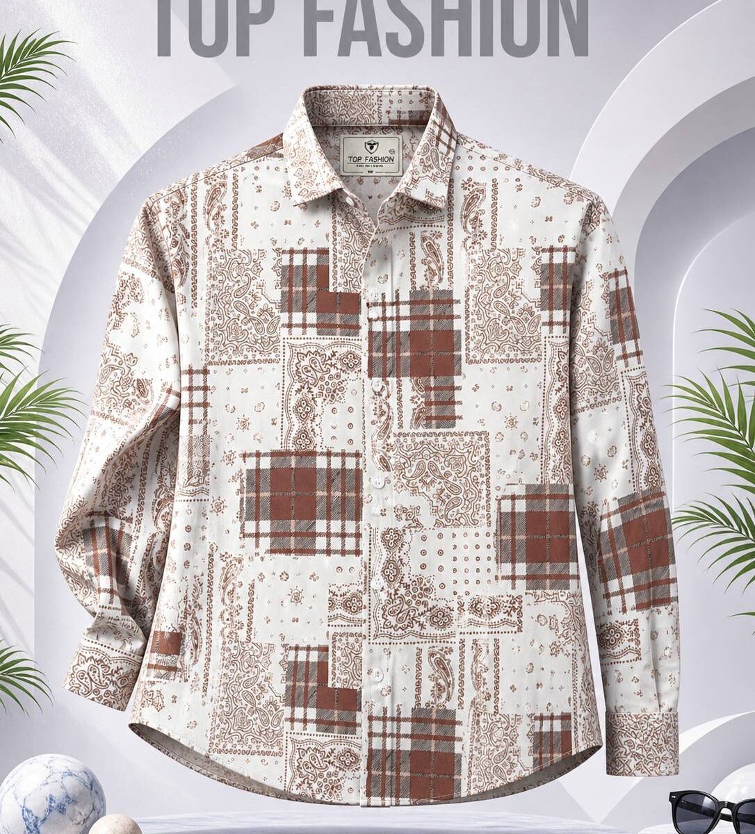 LUXURY PRINT SHIRT CODE-PS05