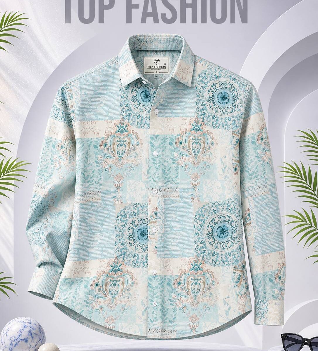LUXURY PRINT SHIRT CODE-PS07