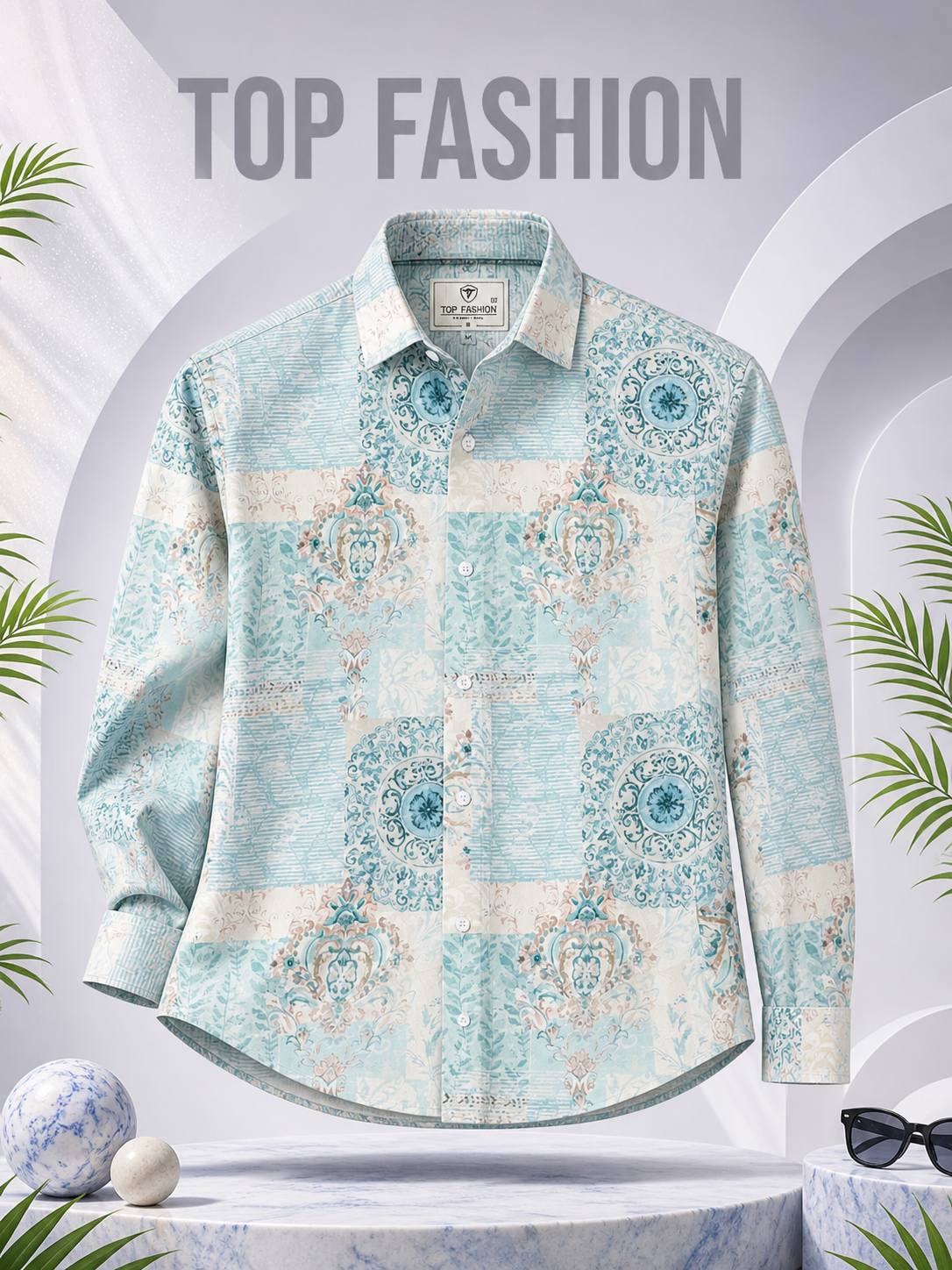 690020842_1410942777743988_7927101329406089307_n LUXURY PRINT SHIRT CODE-PS07 - Image 1