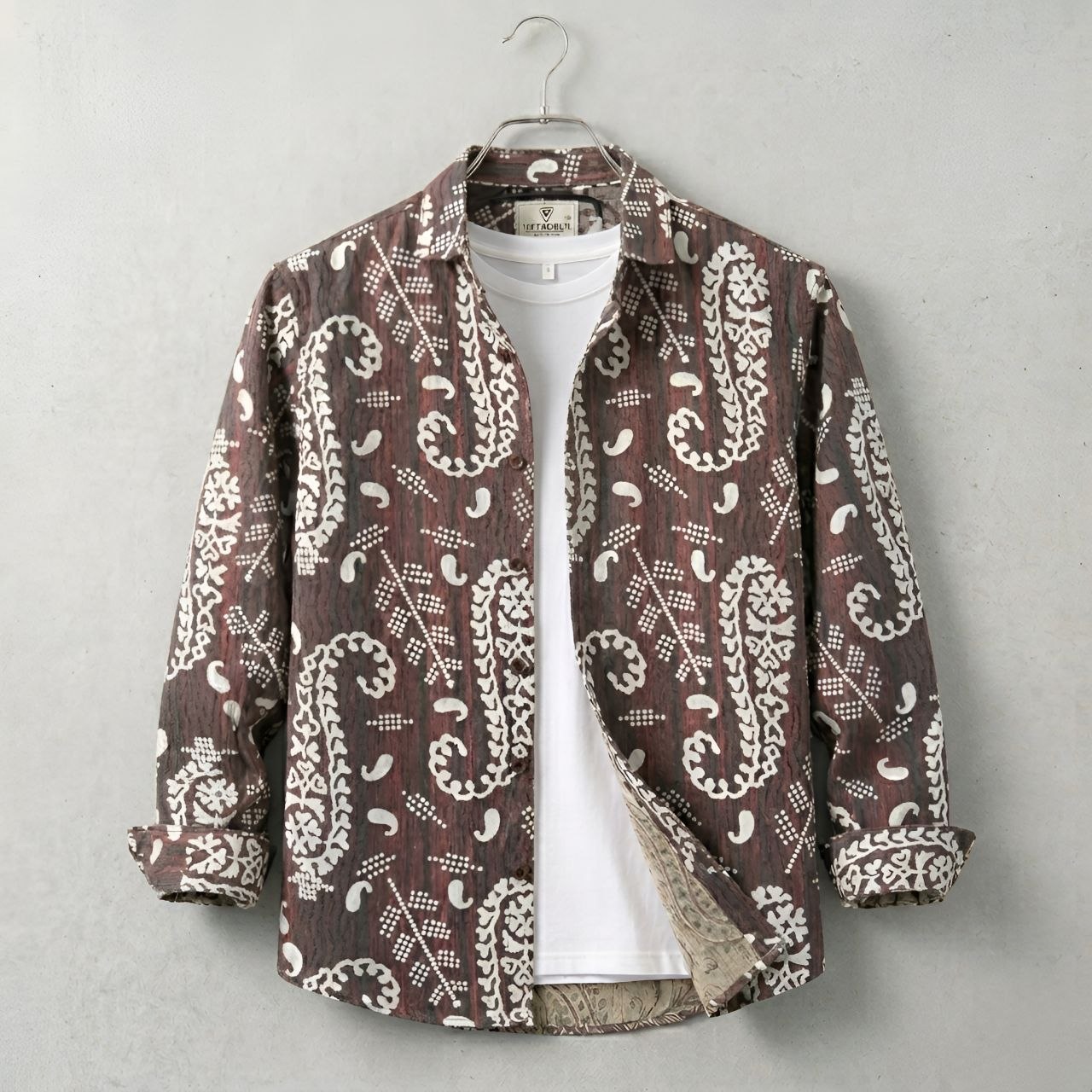 photo_6233330704804679870_y LUXURY PRINT SHIRT CODE-NPS83 - Image 1