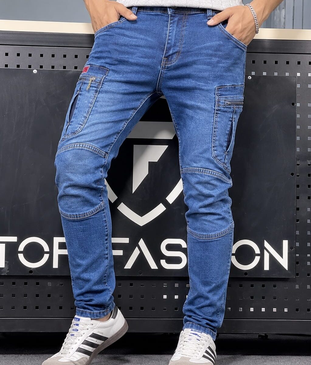 LUXURY CARGO PANT NAVY COLOR