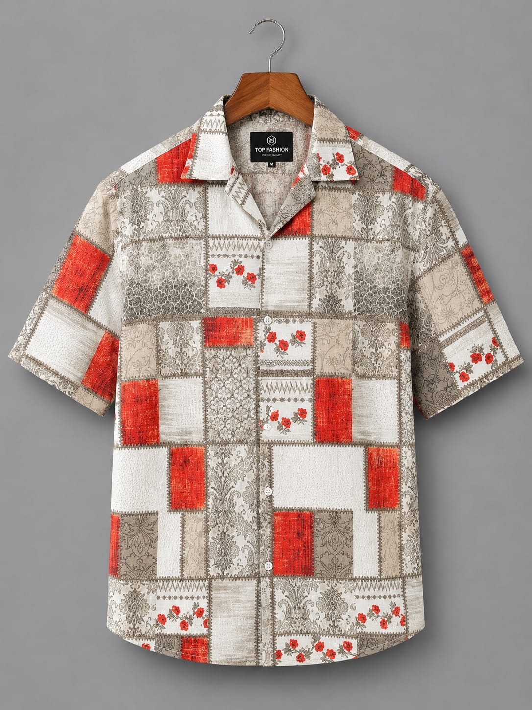 WhatsApp Image 2026-06-13 at 1.06.22 PM LUXURY HALF SLEEVE SHIRT CODE-HS34 - Image 1