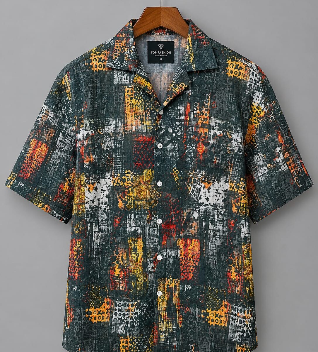 LUXURY HALF SLEEVE SHIRT CODE-HS38
