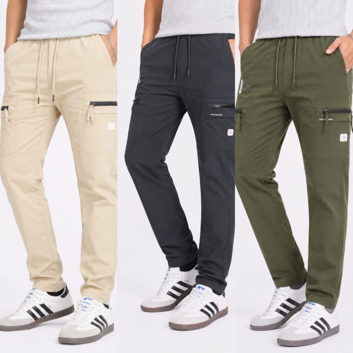 CARGO DOBBY PANT 3PCS COMBO CODE 12