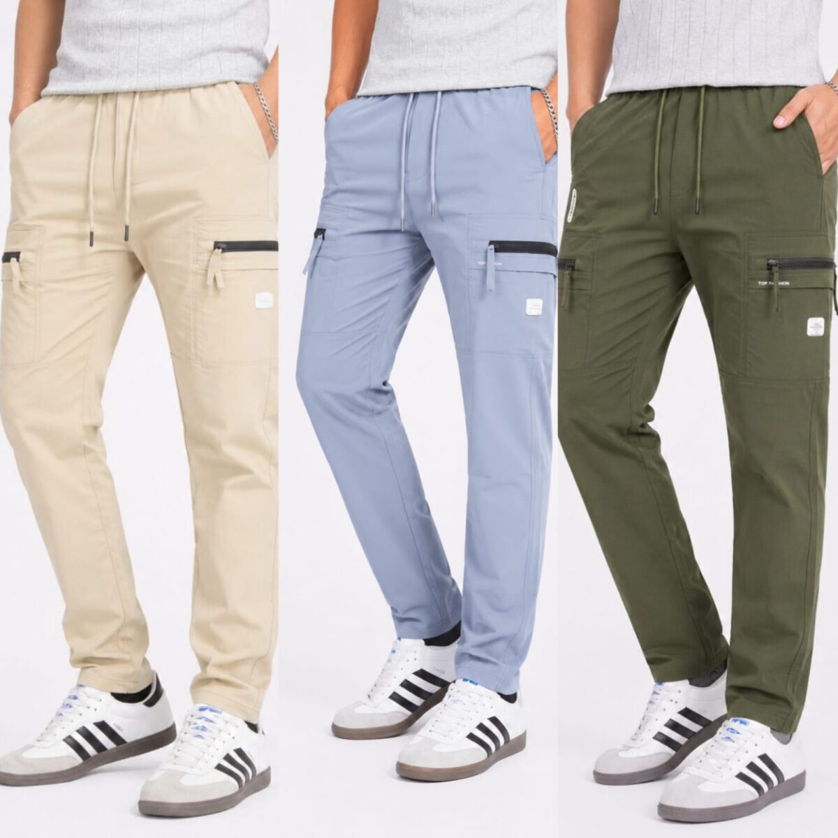 CARGO DOBBY PANT 3PCS COMBO CODE-7