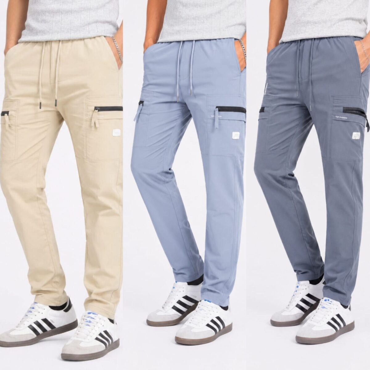 CARGO DOBBY PANT 3PCS COMBO CODE-8