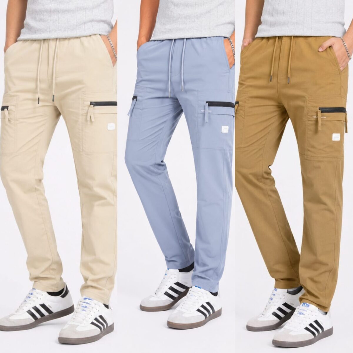 CARGO DOBBY PANT 3PCS COMBO CODE-5