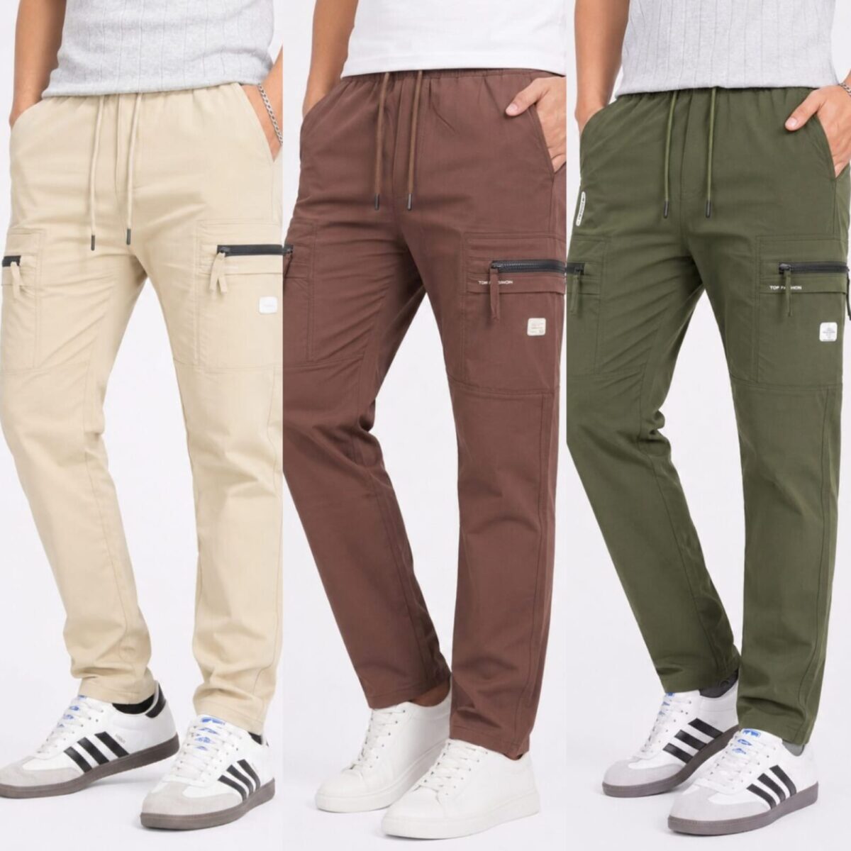 CARGO DOBBY PANT 3PCS COMBO CODE-3