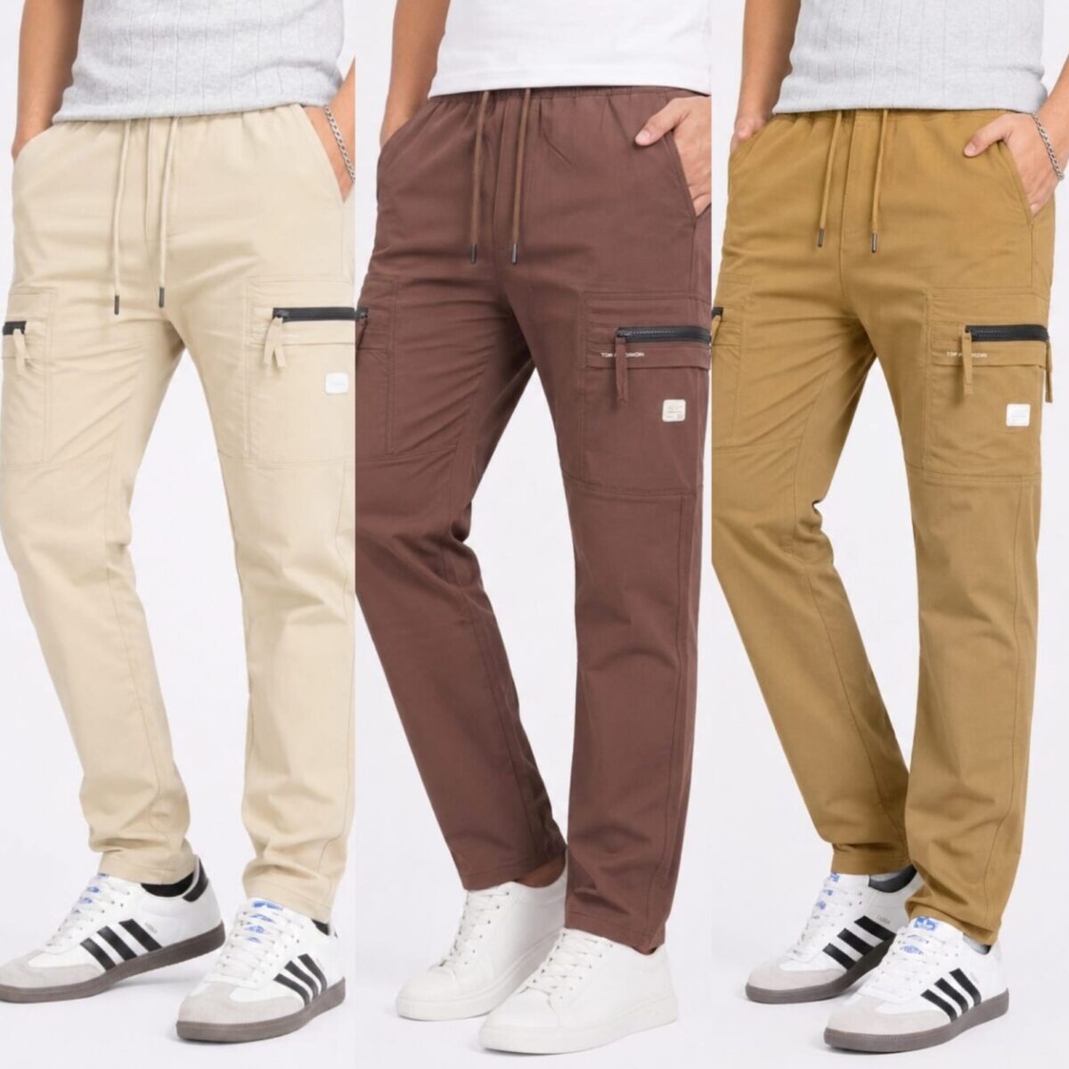 CARGO DOBBY PANT 3PCS COMBO CODE-1
