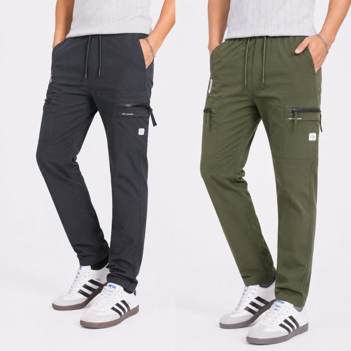 CARGO DOBBY PANT 2PCS COMBO CODE 19