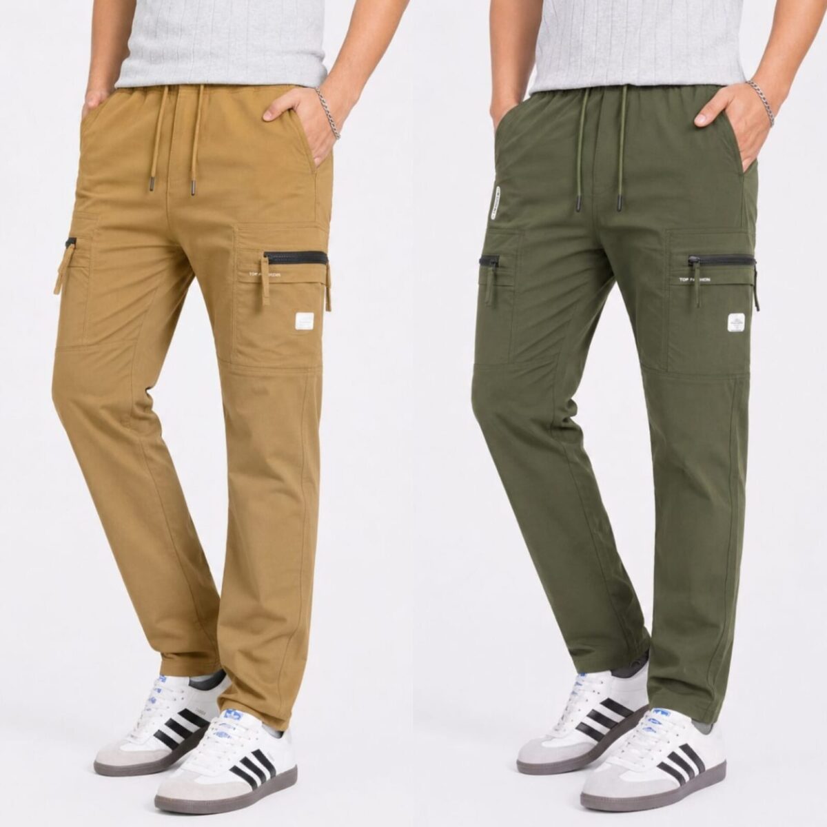 CARGO DOBBY PANT 2PCS COMBO CODE 17