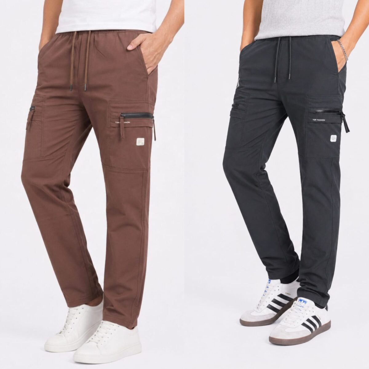 CARGO DOBBY PANT 2PCS COMBO CODE-9