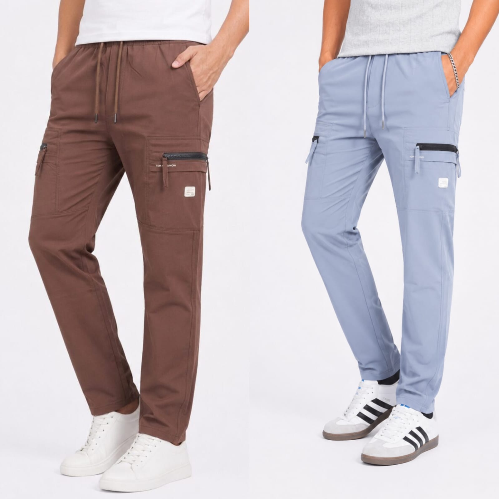WhatsApp Image 2026-07-09 at 11.38.35 PM (2) CARGO DOBBY PANT 2PCS COMBO CODE-7 - Image 1