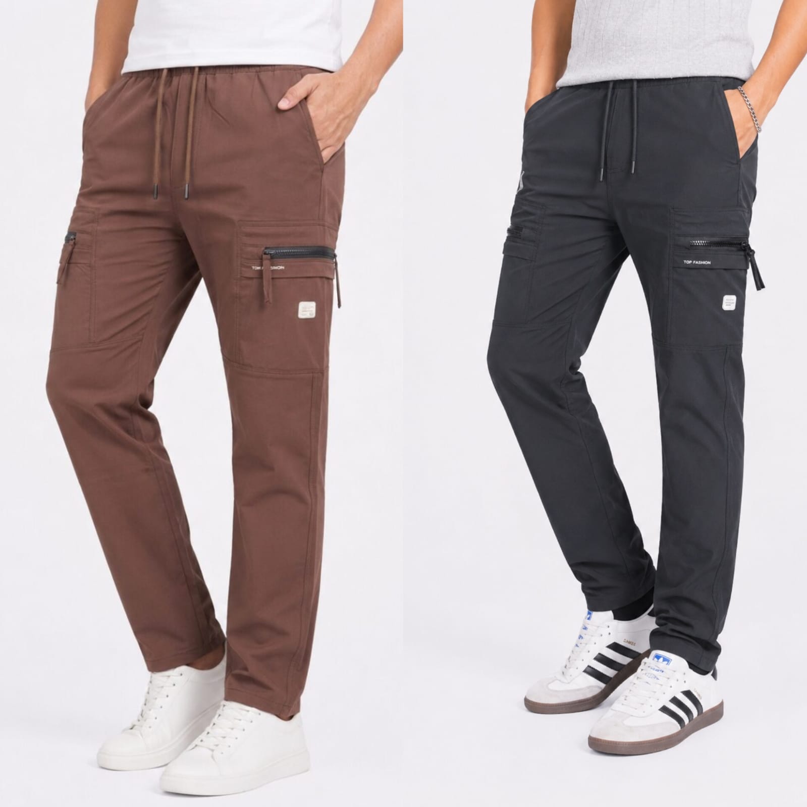 WhatsApp Image 2026-07-09 at 11.38.35 PM CARGO DOBBY PANT 2PCS COMBO CODE-9 - Image 1