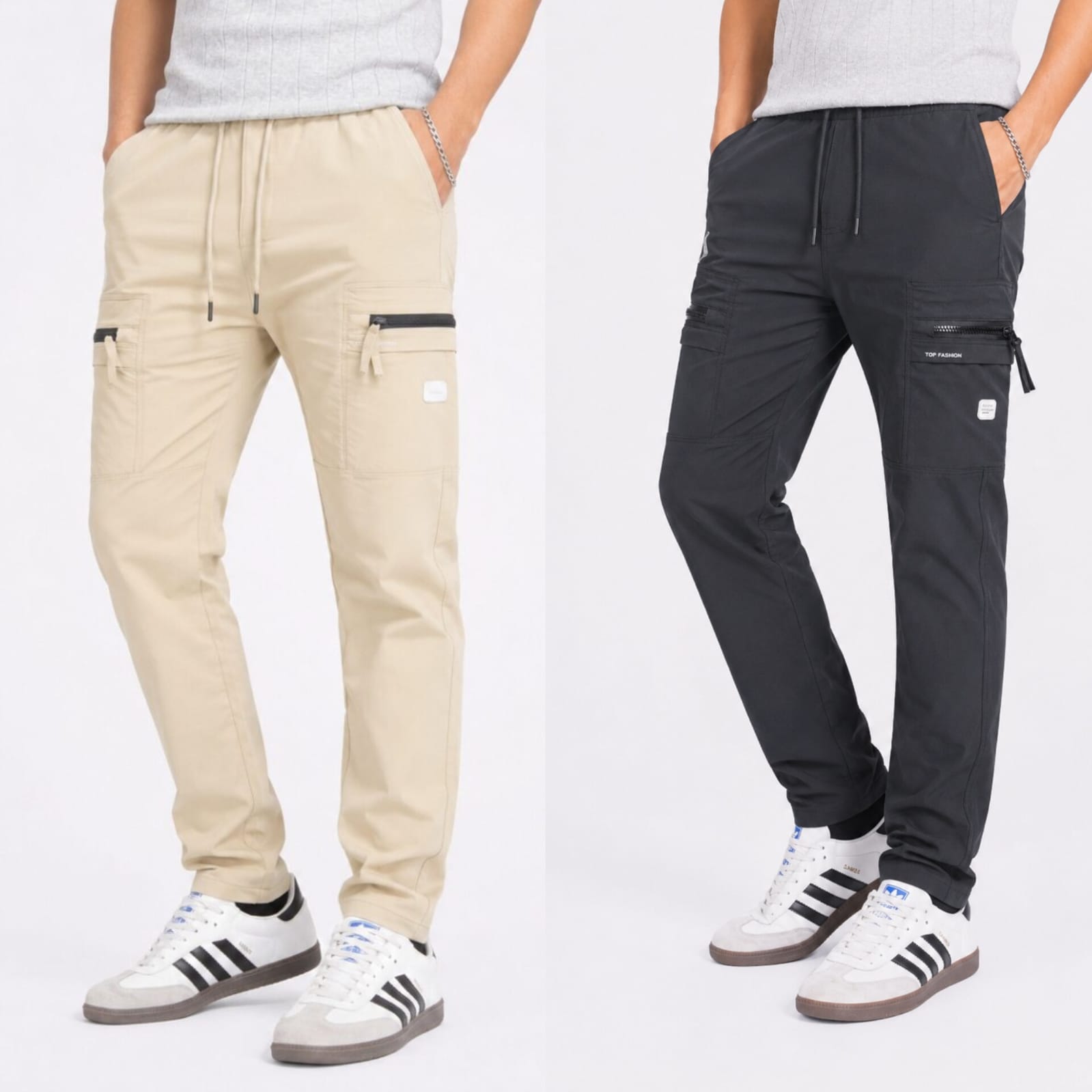 WhatsApp Image 2026-07-09 at 11.38.36 PM (1) CARGO DOBBY PANT 2PCS COMBO CODE-4 - Image 1