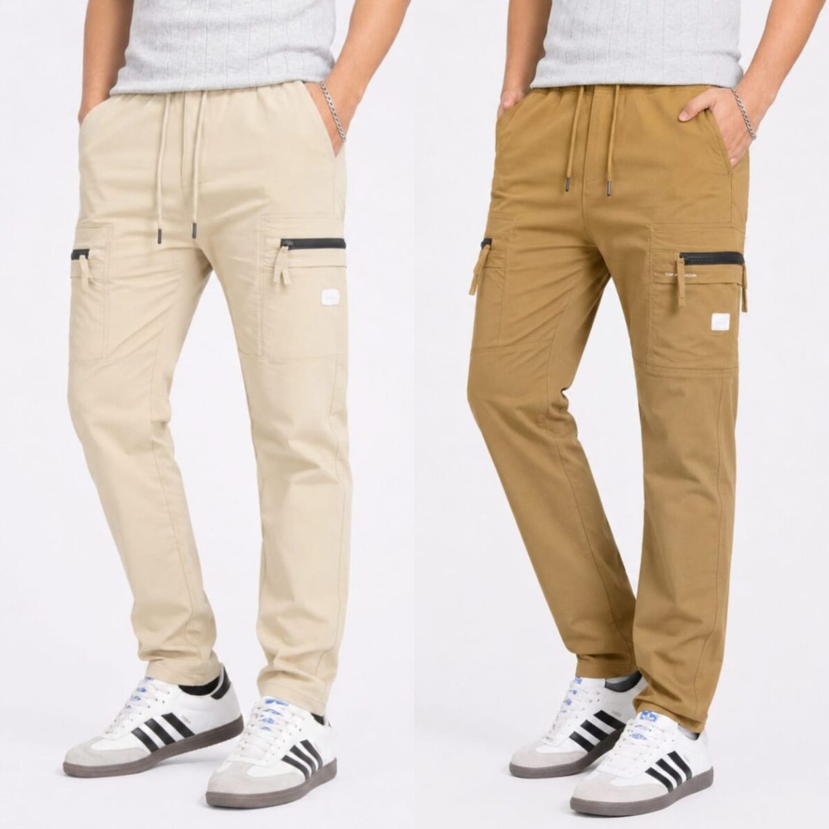 CARGO DOBBY PANT 2PCS COMBO CODE-3