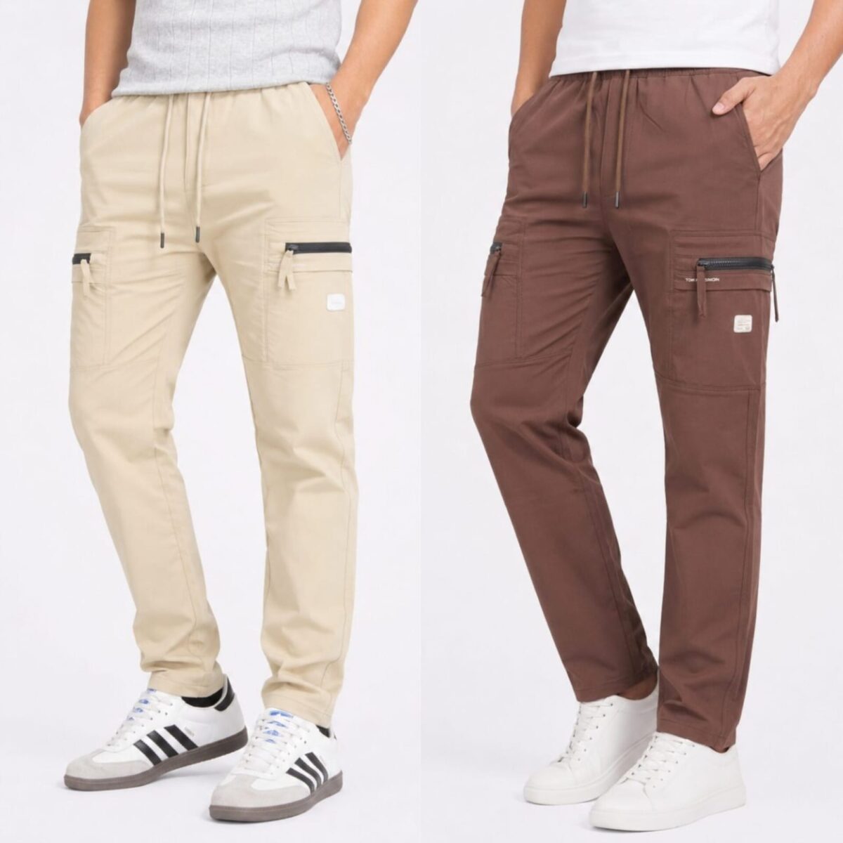 CARGO DOBBY PANT 2PCS COMBO CODE 1
